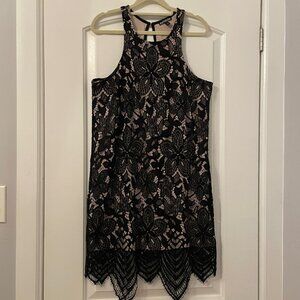 Black Lace Dress - EXPRESS - Size Medium
